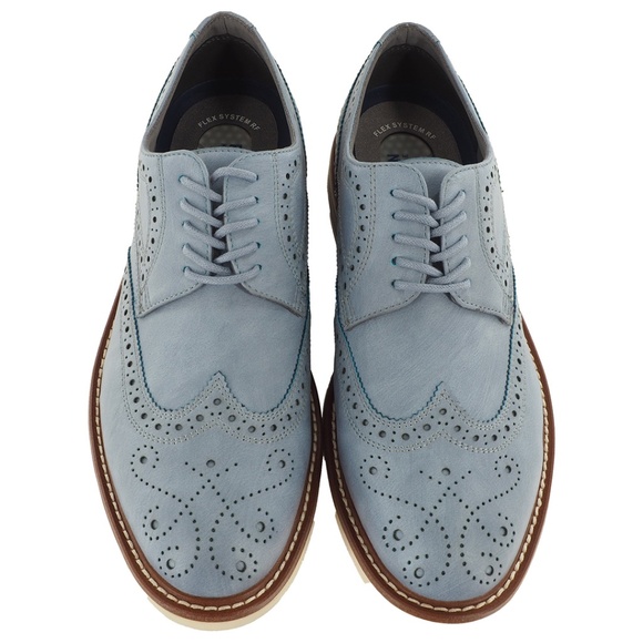 Kenneth Cole Reaction Klay Flex Lace-Up Men's Wingtip Oxfords - Picture 5 of 10